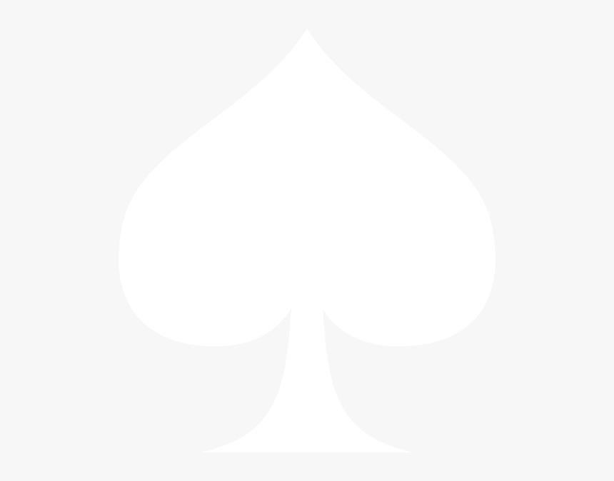 Spade Symbol Png White Ace Of Spades Png, Transparent Png