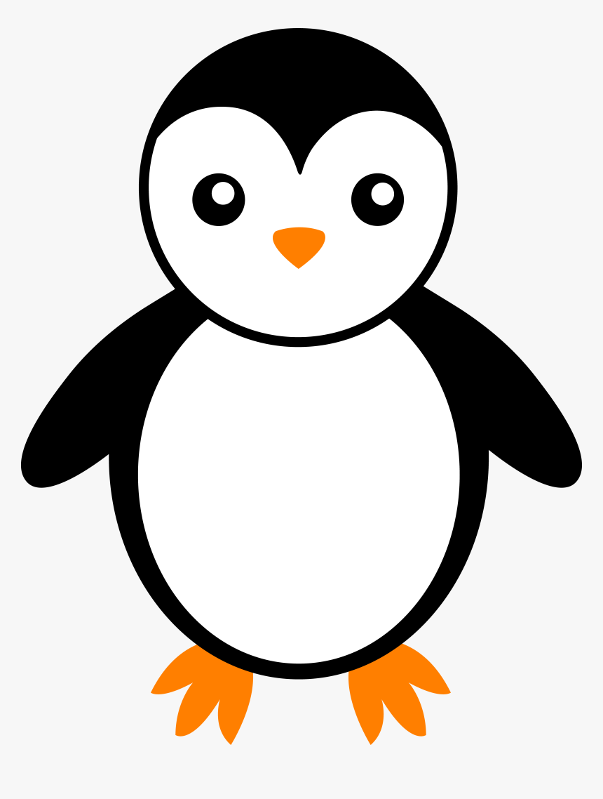 Clipart Png Download Penguin Image - Penguin Clipart Black And White, Transparent Png
