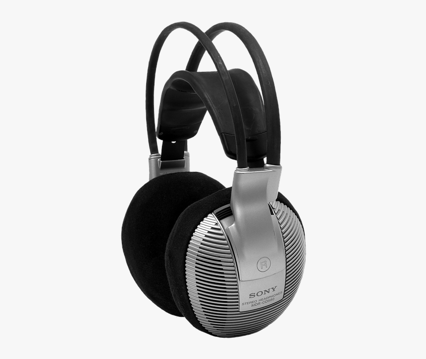 Headphones, Music, Sony, Stereo, Isolated, Cropping - Fejhallgató Zene, HD Png Download