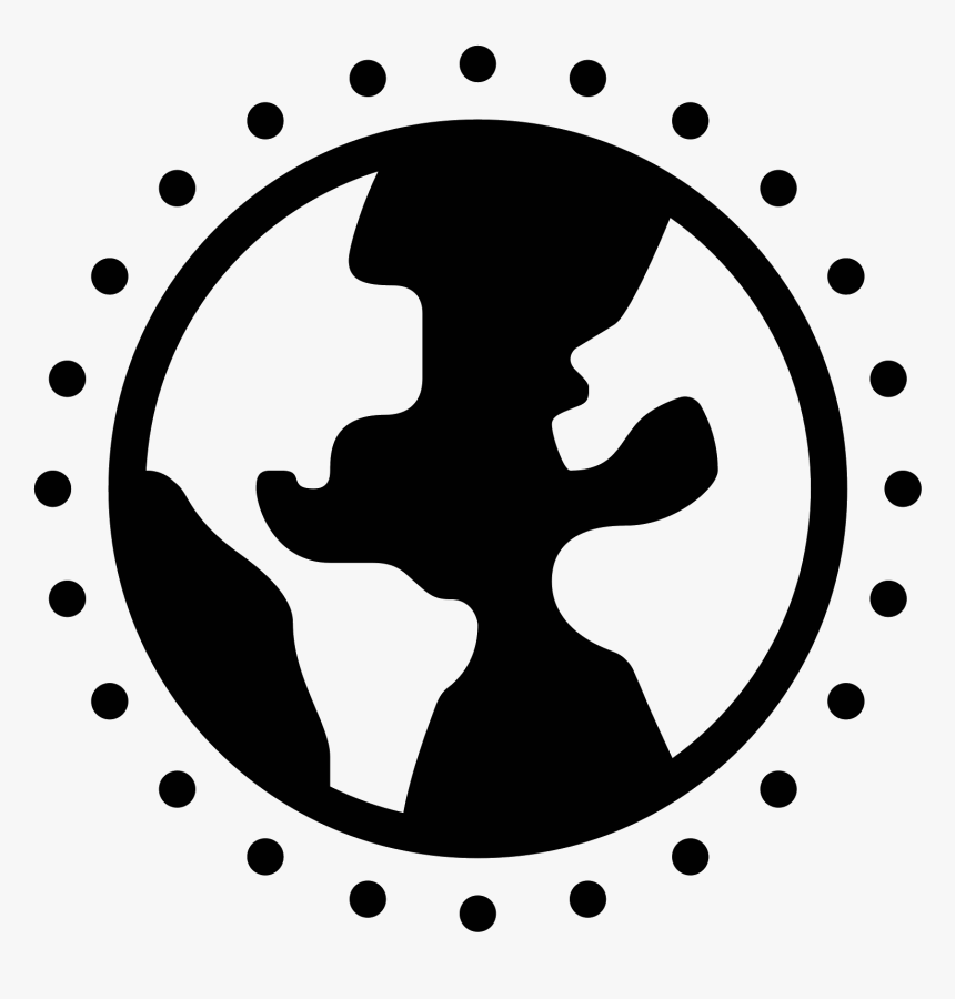 Earth Planet Filled Icon, HD Png Download