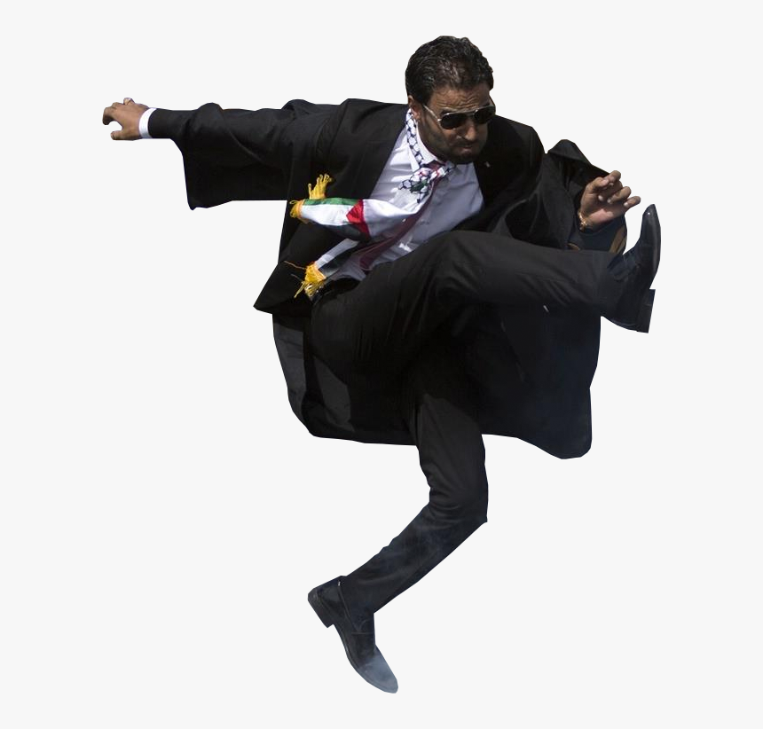 Personpalestinian Lawyer Kicking Tear Gas Canister, HD Png Download