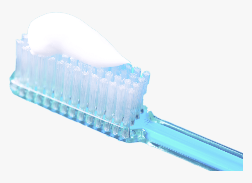 Toothpaste On Brush, HD Png Download