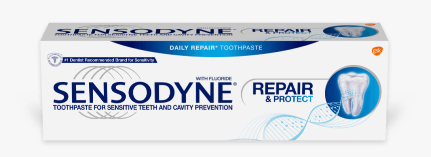 Sensodyne Repair & Protect Toothpaste, HD Png Download