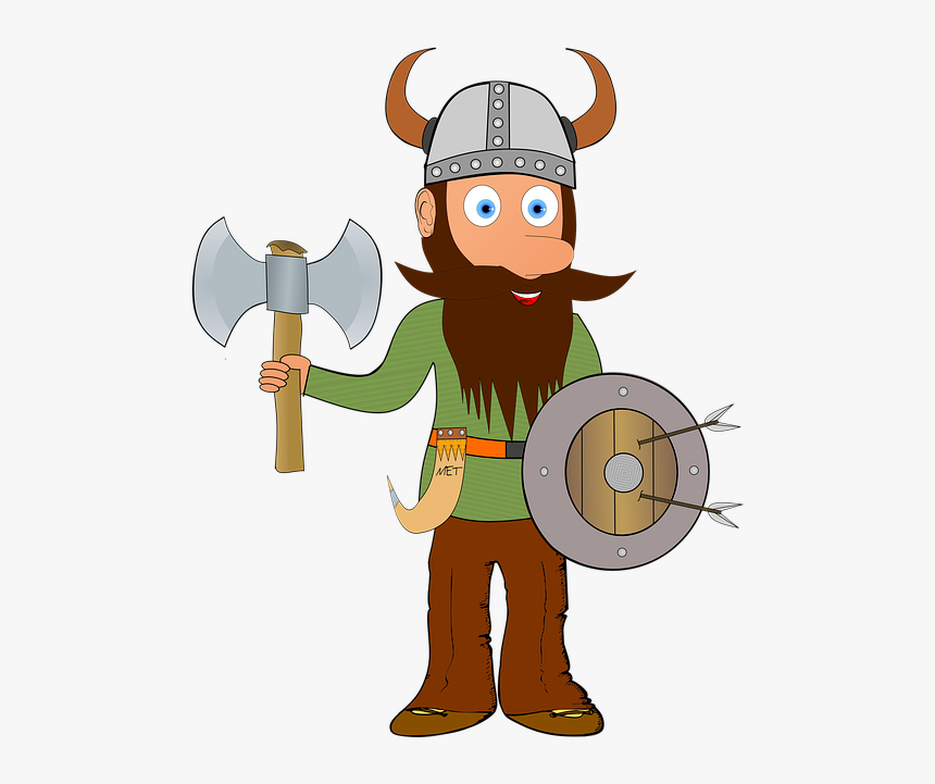Axe, Battle Axe, Weapon, Helm, War Helmet, HD Png Download
