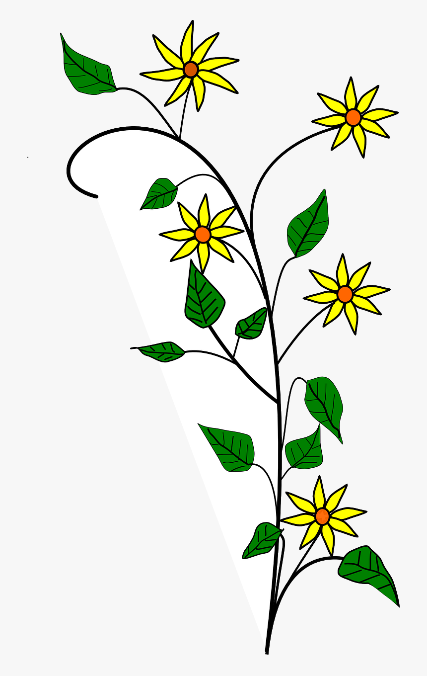 Flowers Floral Clipart, Vector Clip Art Online, Royalty, HD Png Download