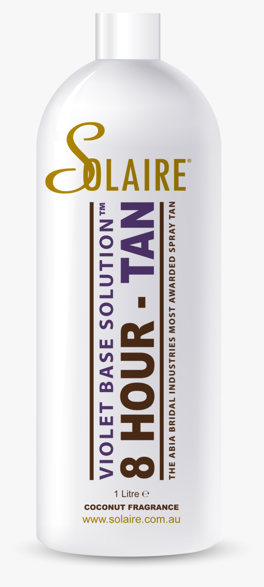Solaire 8 Hour Violet Based Solution 1lt, HD Png Download