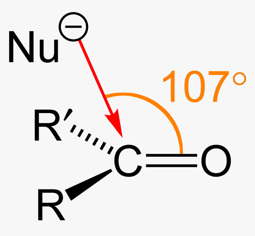 Burgi Dunitz Angle 2d, HD Png Download