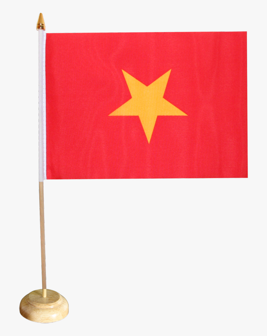 Vietnam Table Flag, HD Png Download