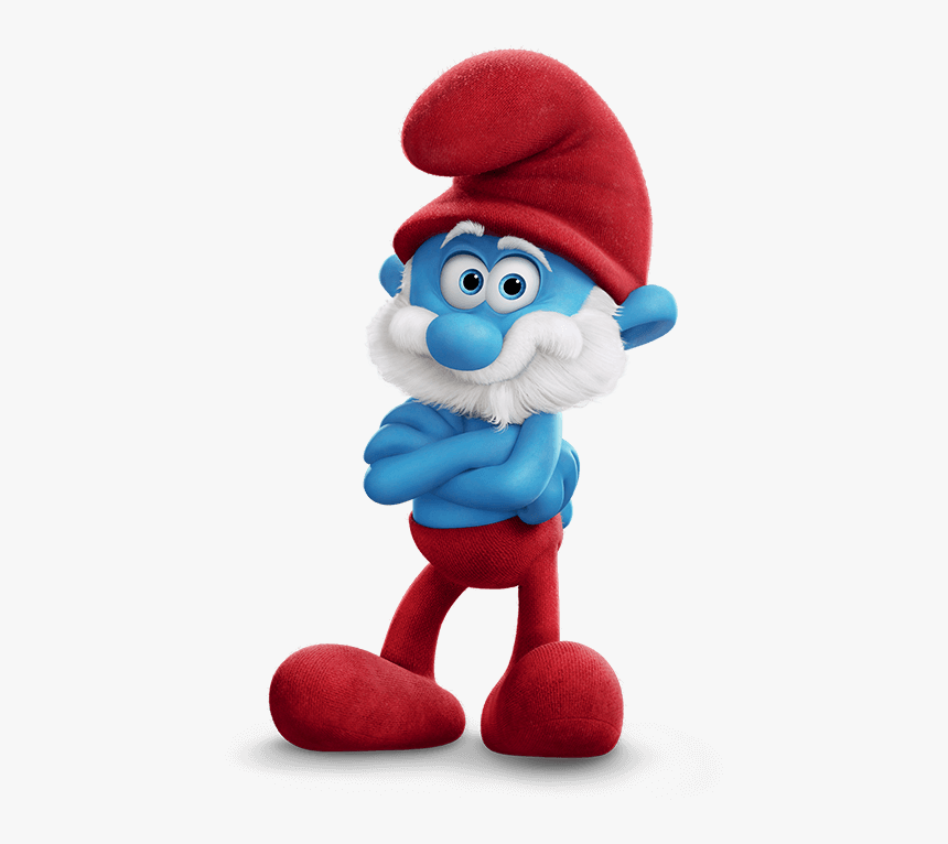 Papa Smurf Arms Crossed, HD Png Download