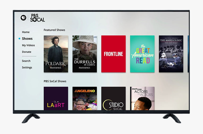 Ipad With Pbs Socal On Screen, HD Png Download