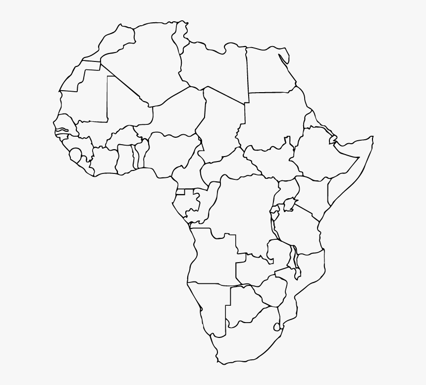 Africa Outline Png, Transparent Png