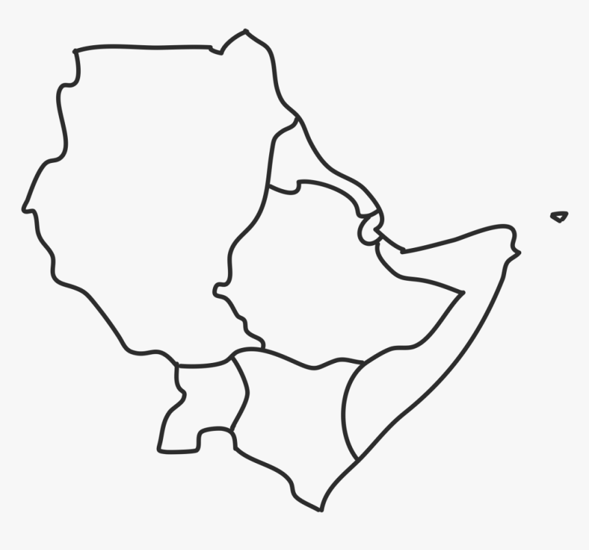 Transparent Africa Outline Png, Png Download