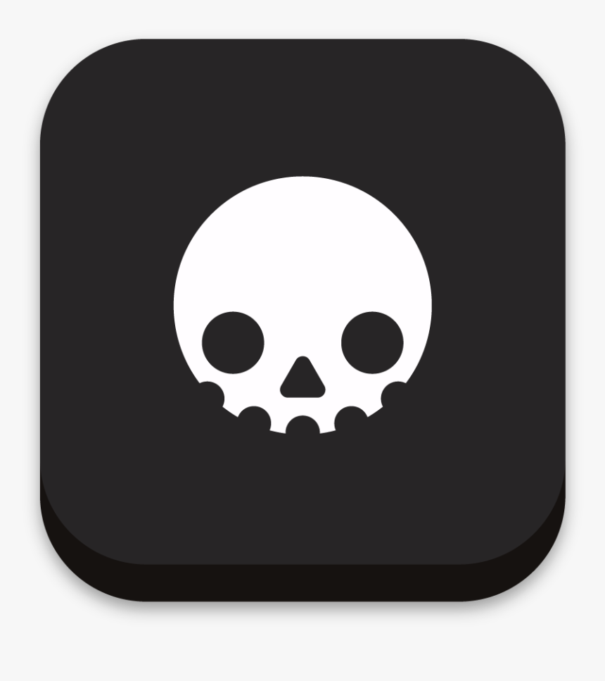 Skull Icon Png, Transparent Png
