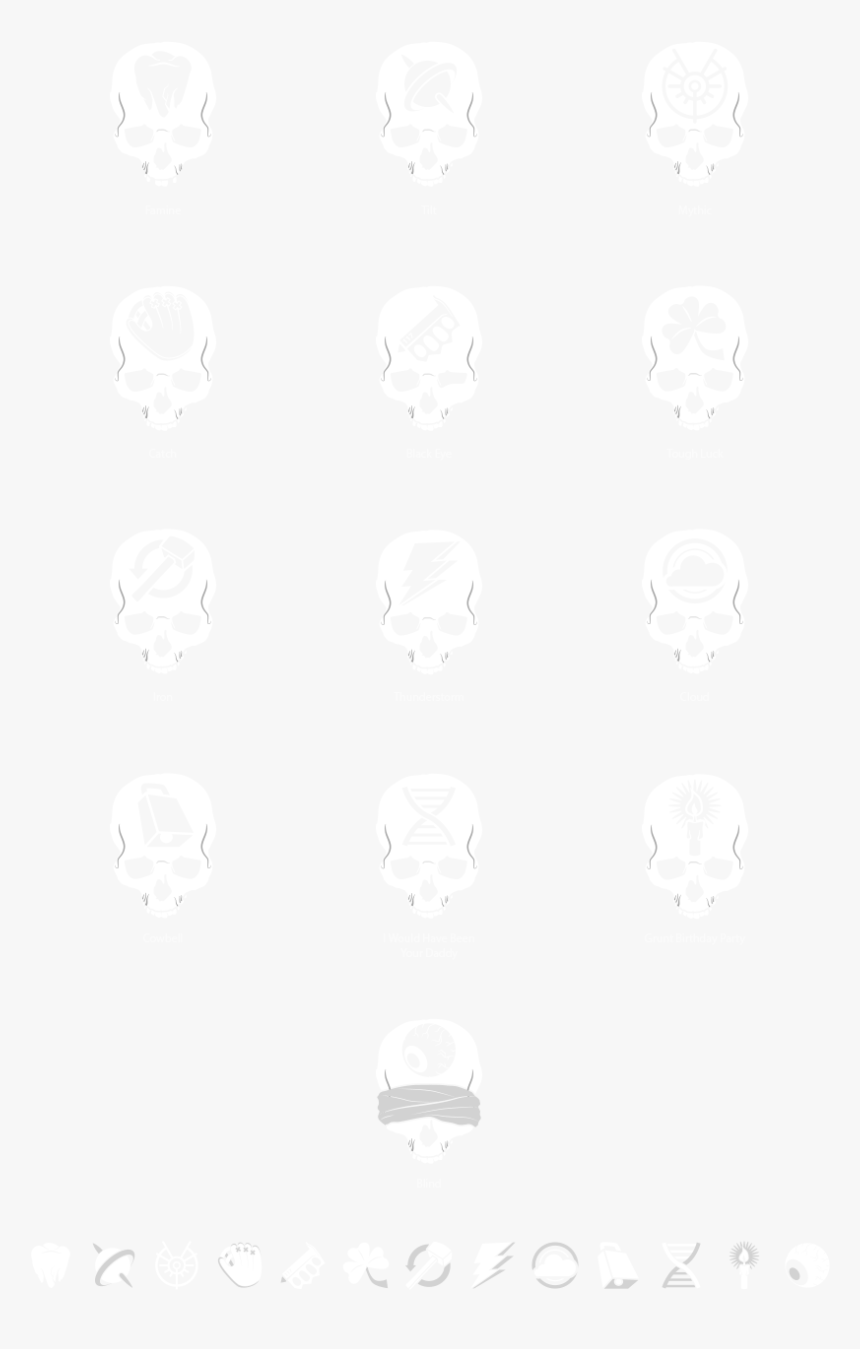 Skull Icon Png, Transparent Png