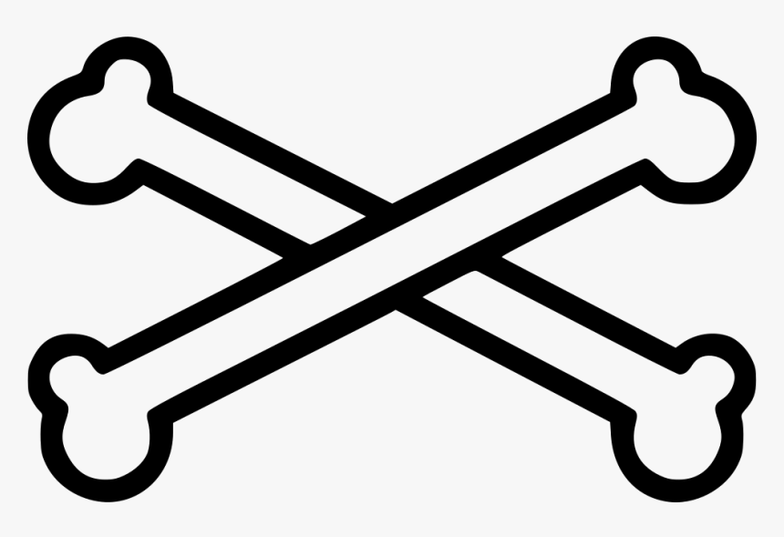 Bones Skull Skeleton Cross Comments, HD Png Download