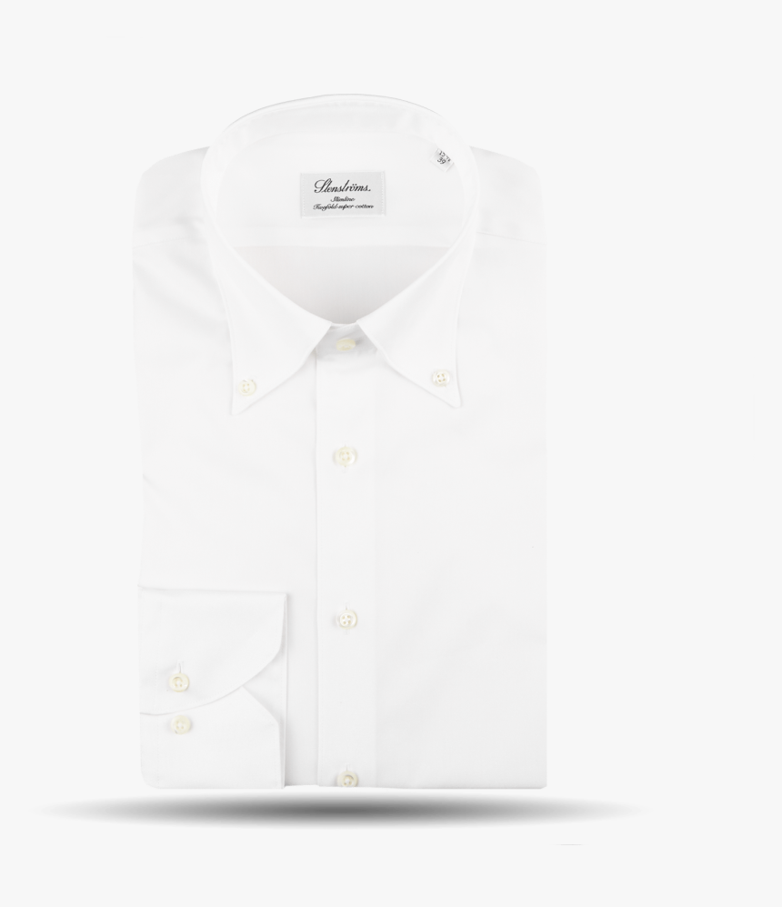 Stenströms White Button Down Oxford Shirt, HD Png Download
