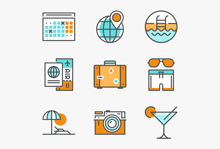 Travel Icon Png, Transparent Png