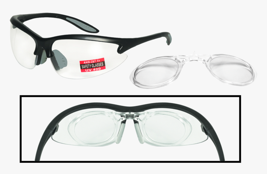 Adaptable Clear Rx-able Safety Glass, HD Png Download