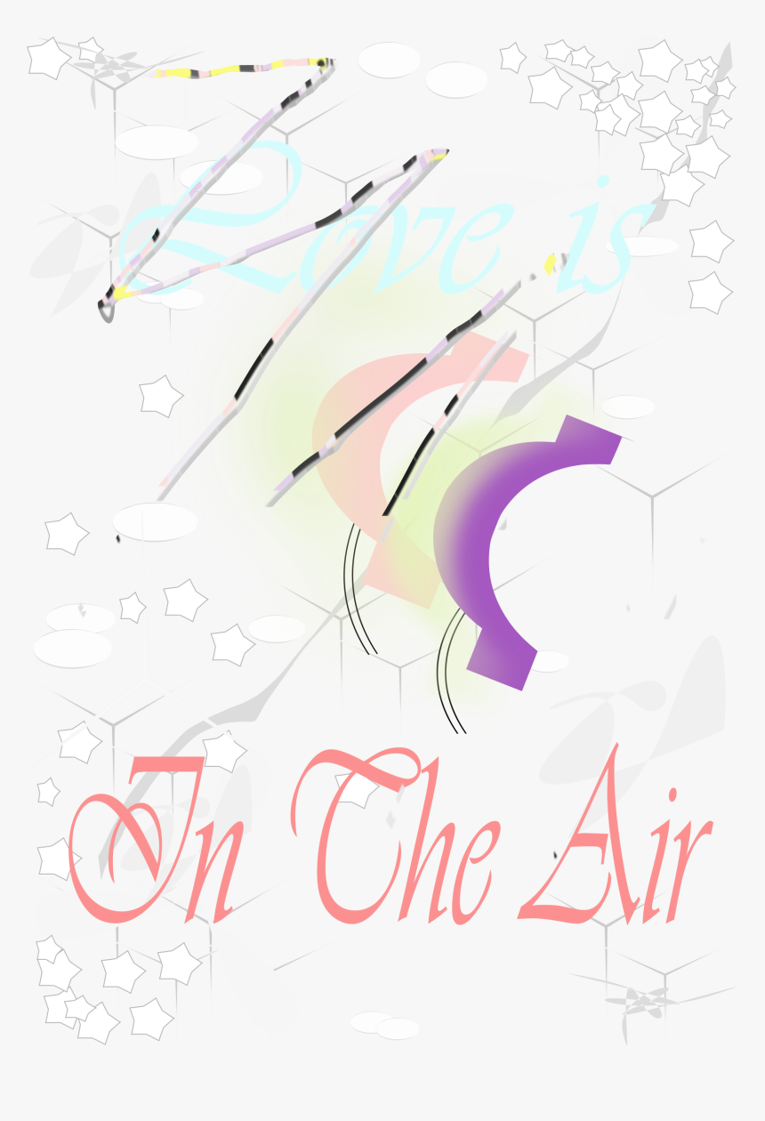 E-card Love Is In The Air Stars And Space 12 Sep 2008, HD Png Download
