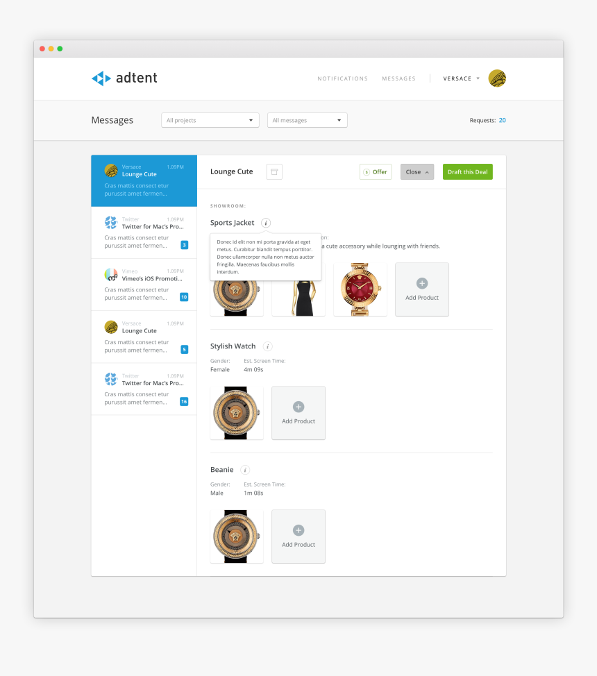 Adtent Message Board Showroom, HD Png Download