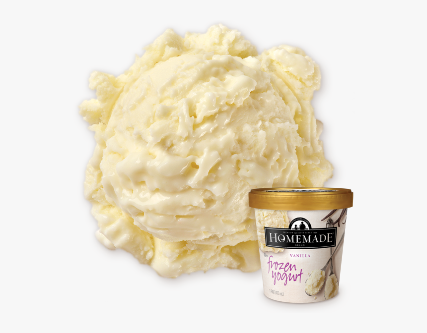 Homemade Brand Vanilla Frozen Yogurt, HD Png Download