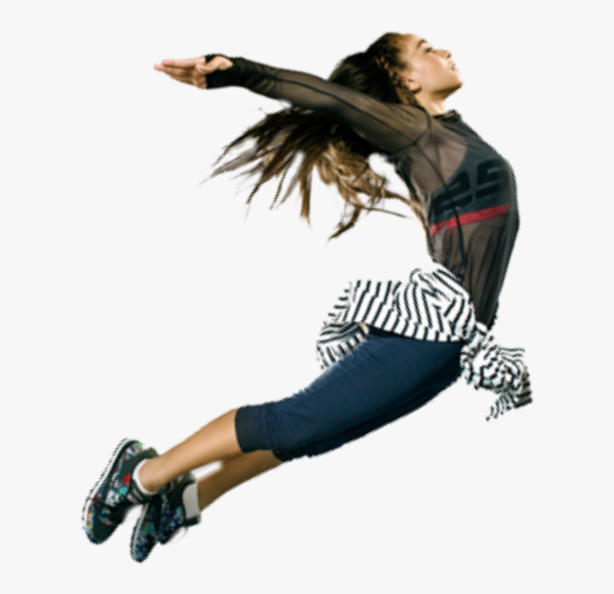 Ftestickers Woman Jump Levitation, HD Png Download