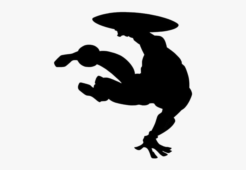 Captain America Jumping Png Silhouette, Transparent Png