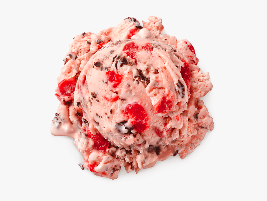 Homemade Brand Cherry Cordial Frozen Yogurt Scoop, HD Png Download