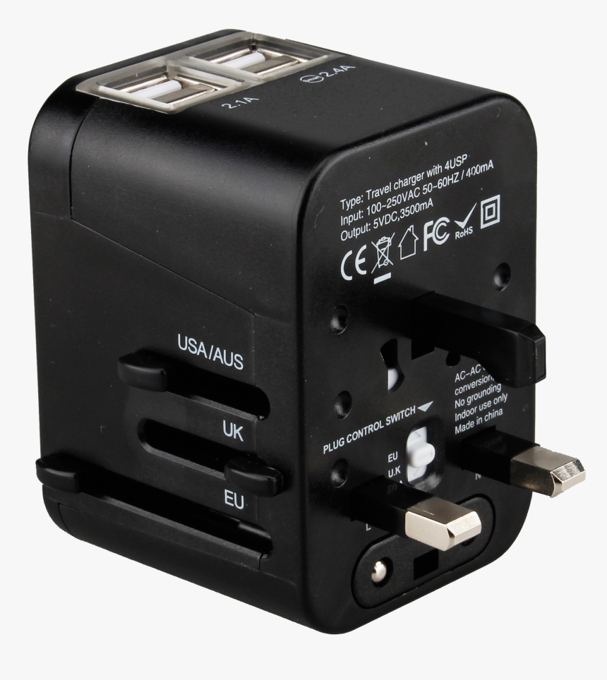 Universal Travel Adapter Png Pic, Transparent Png
