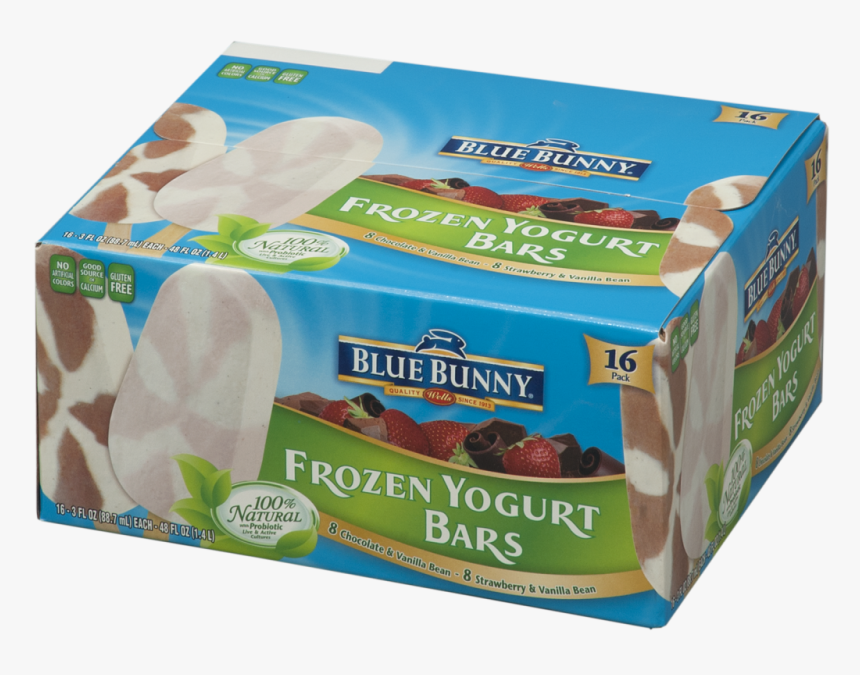 Wells Blue Bunny Frozen Yogurt - Blue Bunny Ice Cream, HD Png Download