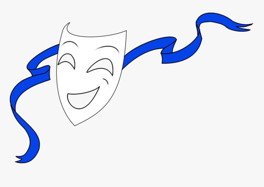 Drama Mask 1 By Pocketdemon On Clipart Library, HD Png Download