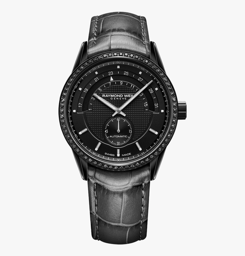 Raymond Weil Freelancer 38mm Black Diamond, HD Png Download