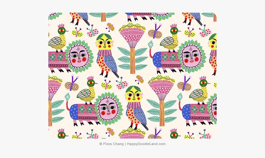Folk Pattern© Flora Chang, HD Png Download