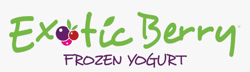 Exotic Berry Frozen Yogurt Logo - Calligraphy, HD Png Download