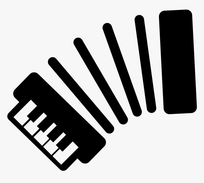 Accordion Side View - Accordion Icon Png, Transparent Png