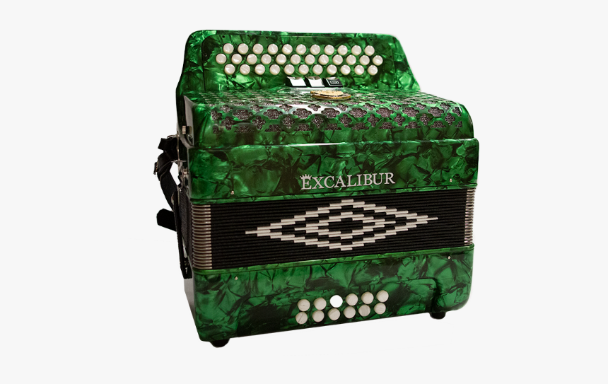 Super Classic Psi 3 Row Button Accordion 3 Switch Green - Accordion, HD Png Download