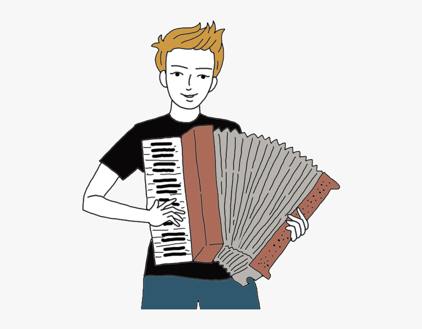 Accordian Dream Meanings - Person Playing An Accordian, HD Png Download