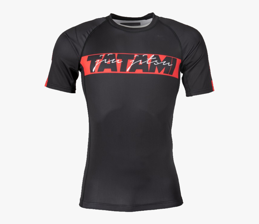 Tatami Red Bar Rash Guard - Active Shirt, HD Png Download