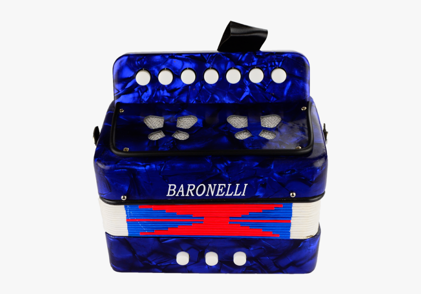 Baronelli Ac0702-bu Wooden Kids Mini Accordion - Mini Acordeon Baronelli, HD Png Download