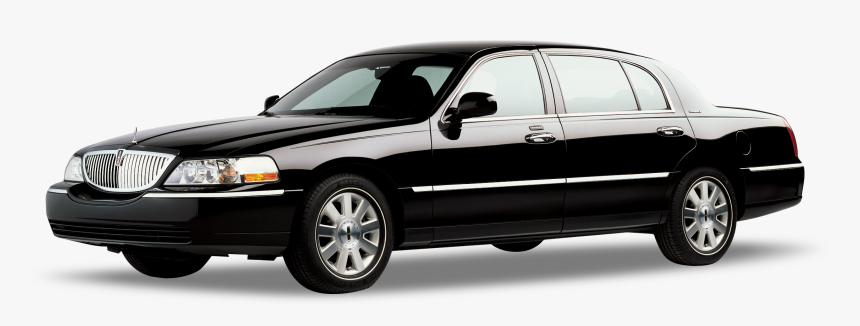 Lincoln Town Car Limo Png Wallpaper - Black Town Car, Transparent Png