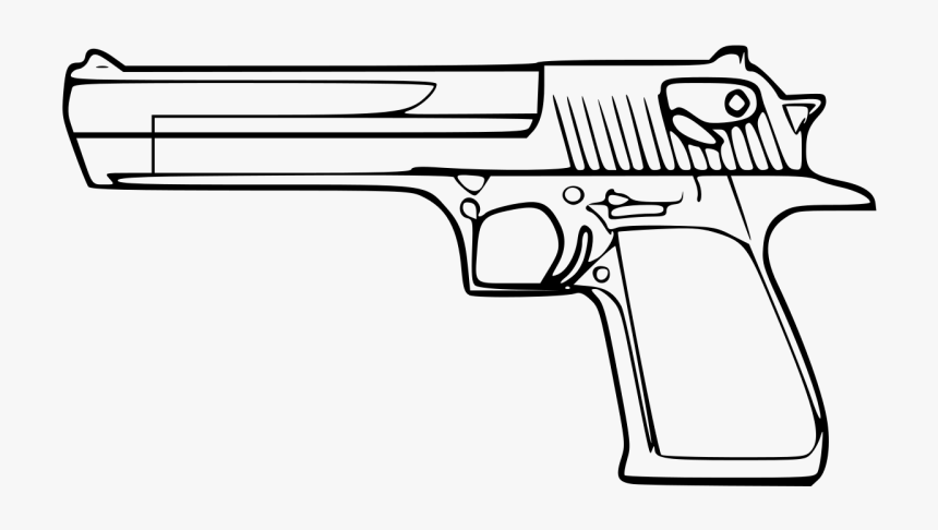 Ourclipart Pin - Desert Eagle Clip Art, HD Png Download