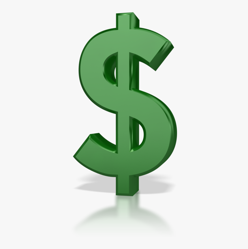 Money Symbol Pc 800 Clr - Dollar, HD Png Download