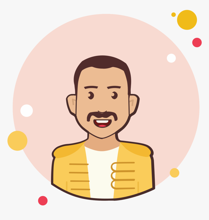 Freddie Mercury Icon - User Icon, HD Png Download