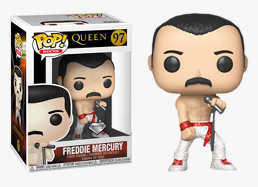 Freddie Mercury Diamond Glitter Us Exclusive Pop Vinyl - Pop Figures Freddie Mercury, HD Png Download