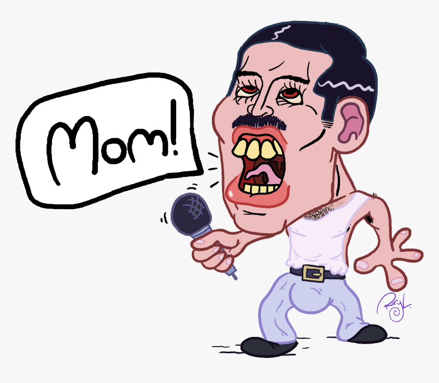 Transparent Freddie Mercury Clipart - Mercury Png Freddie Art, Png Download