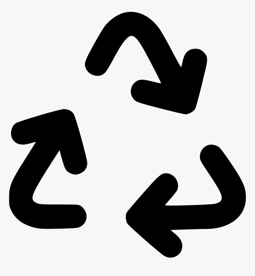Png Stock Bin Triangle Arrows Recyclebin Trash Sign - Triangle Arrow Icon Png, Transparent Png