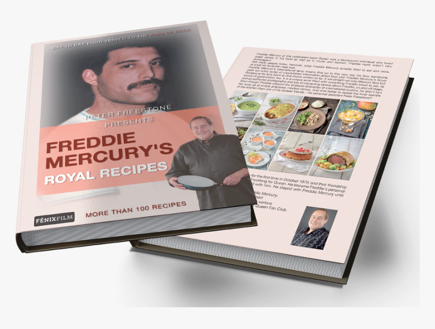 Freddie Mercury Cookbook, HD Png Download