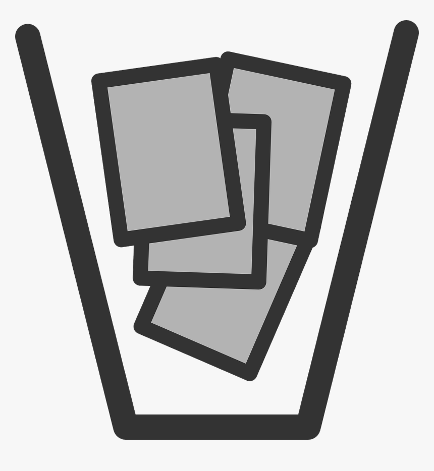 Trash, Can, Rubbish, Bin, Full, Computer, Icon, Dustbin, HD Png Download