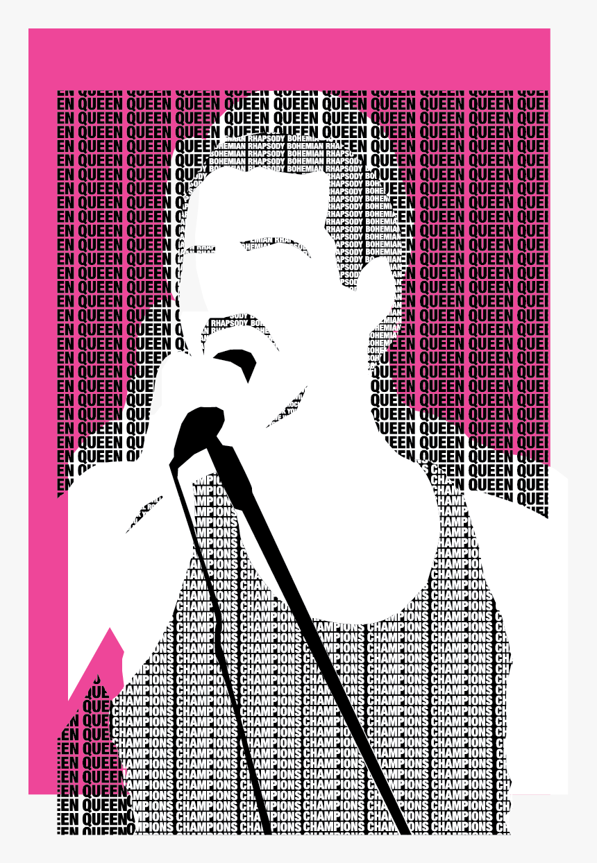 Freddie Mercury Queen Art, HD Png Download