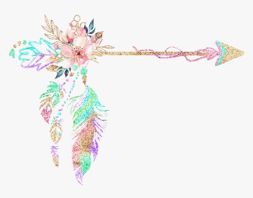 Boho Arrow Clipart, HD Png Download